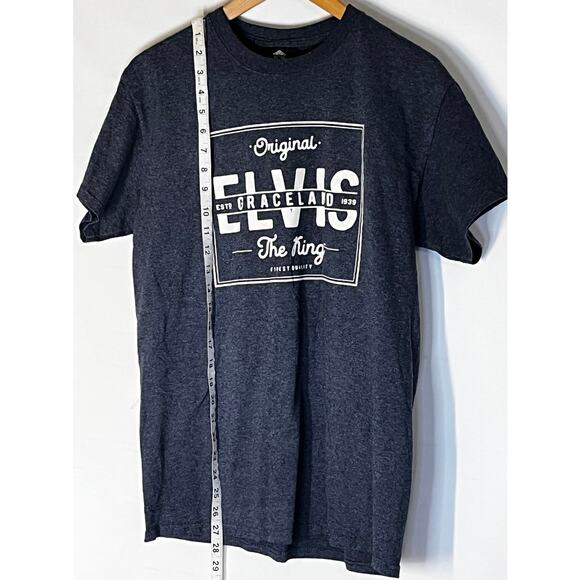 Graceland Elvis The King Men's Tshirt size M PreOwned in good condition - Picture 3 of 7